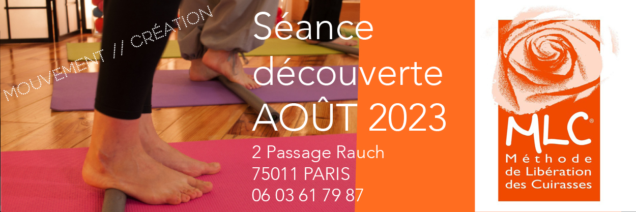 2 Séances découverte - Paris 11 - 24/08/23 19:00 et  25/08/23 10:00